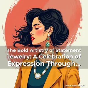 Read more about the article The Bold Artistry of Statement Jewelry: A Celebration of Expression Through Ornamentation