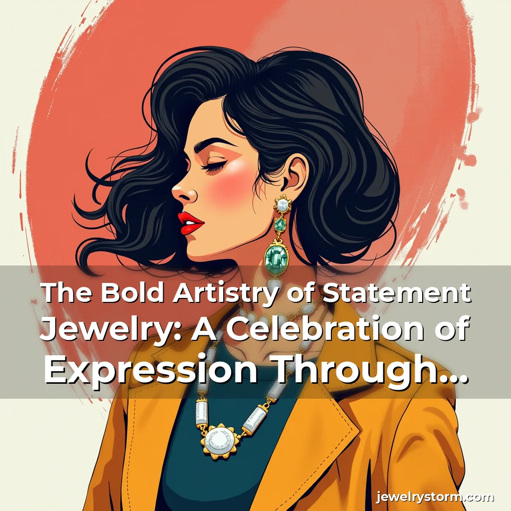 Read more about the article The Bold Artistry of Statement Jewelry: A Celebration of Expression Through Ornamentation