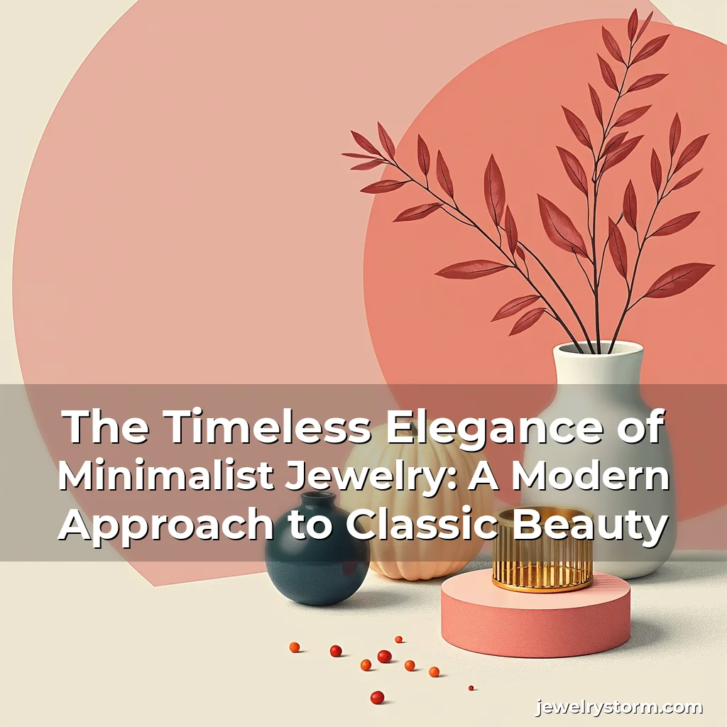 Read more about the article The Timeless Elegance of Minimalist Jewelry: A Modern Approach to Classic Beauty