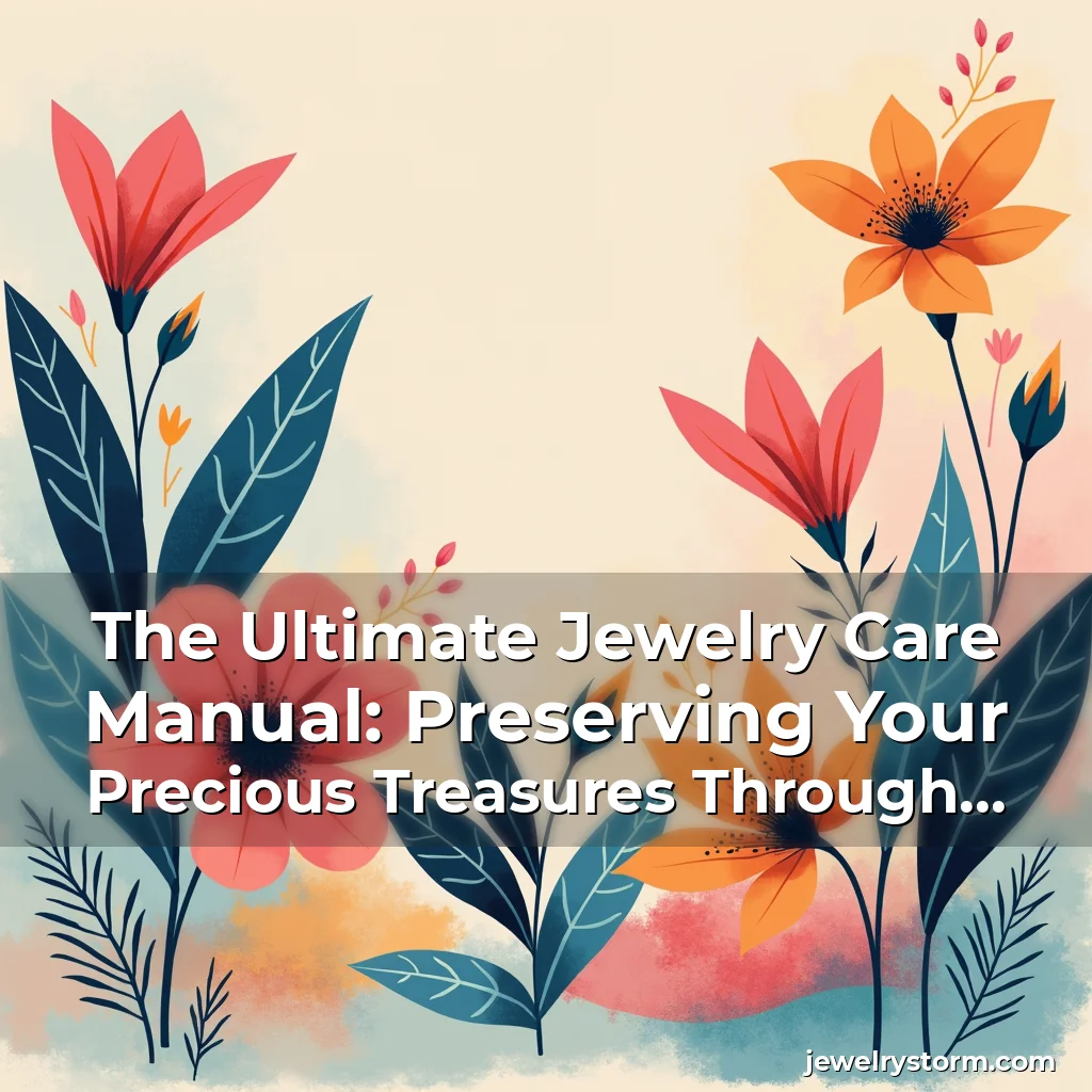 Read more about the article The Ultimate Jewelry Care Manual: Preserving Your Precious Treasures Through Time